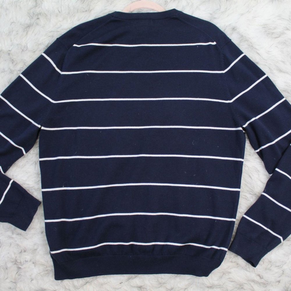 Brooks Brothers “346” Men’s Cotton Striped Sweater - Picture 6 of 6